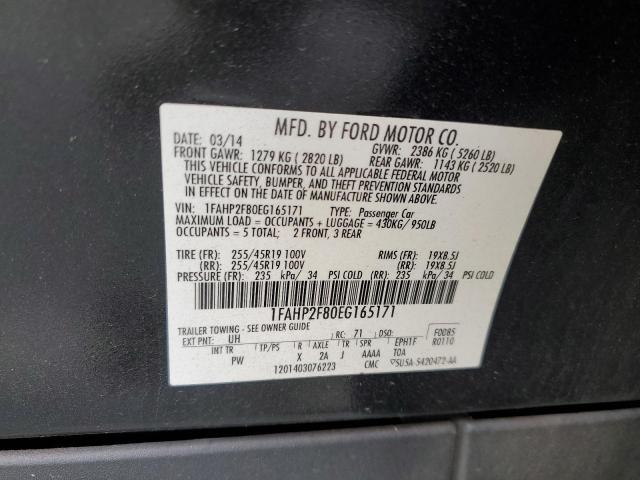 Photo 10 from auction – 2014 FORD TAURUS LIM with VIN 1FAHP2F80EG165171