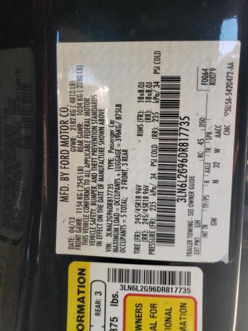 Photo 10 from auction – 2013 LINCOLN MKZ with VIN 3LN6L2G96DR817735