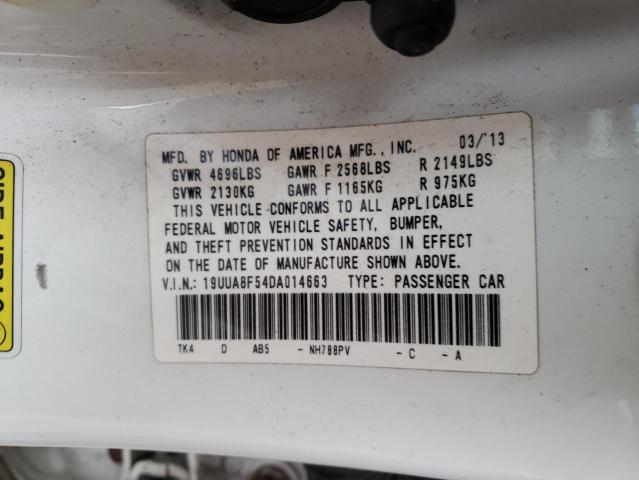 Photo 10 from auction – 2013 ACURA TL TECH with VIN 19UUA8F54DA014663
