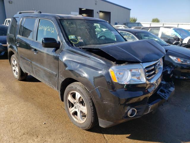 HONDA PILOT EXLN 2015 with VIN 5FNYF4H75FB052597 - Photo from auction