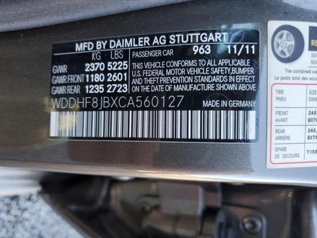 Photo 10 from auction – 2012 MERCEDES-BENZ E 350 4MAT with VIN WDDHF8JBXCA560127