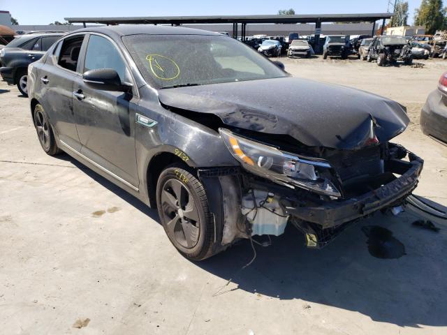 KIA OPTIMA HYB 2014 with VIN KNAGM4AD6E5075062 - Photo from auction