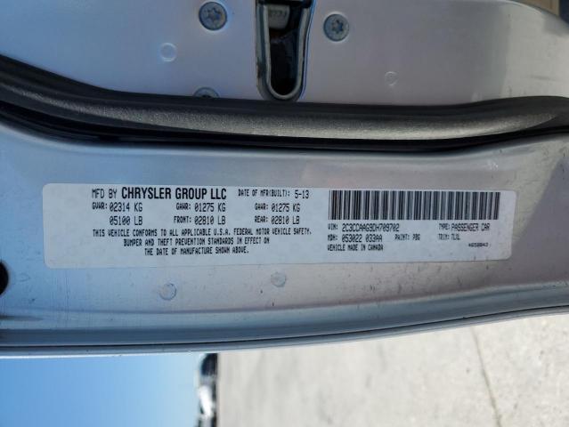 Photo 10 from auction – 2013 CHRYSLER 300 with VIN 2C3CCAAG9DH709702