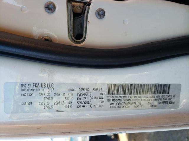Photo 10 from auction – 2017 DODGE JOURNEY SE with VIN 3C4PDCAB9HT609476