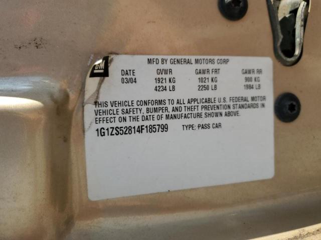 Photo 10 from auction – 2004 CHEVROLET MALIBU with VIN 1G1ZS52814F185799