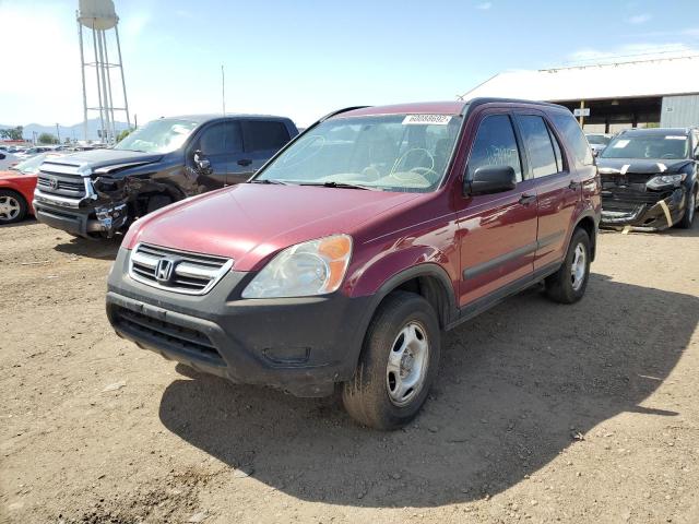 Photo 2 from auction – 2002 HONDA CR-V LX with VIN JHLRD68462C026225