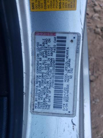 Photo 10 from auction – 2001 LEXUS IS 300 with VIN JTHBD182510022987