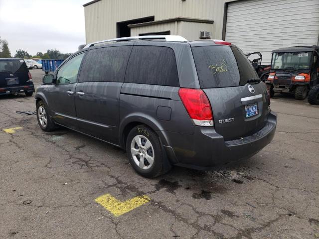 Photo 3 from auction – 2007 NISSAN QUEST S with VIN 5N1BV28UX7N120474