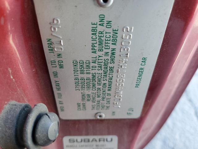 Photo 10 from auction – 1996 SUBARU IMPREZA WR with VIN JF1GM4558TH413052