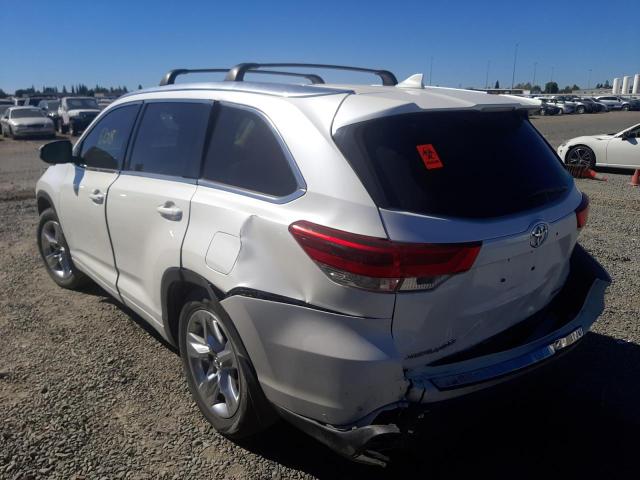 Photo 3 from auction – 2017 TOYOTA HIGHLANDER with VIN 5TDDZRFH1HS359388