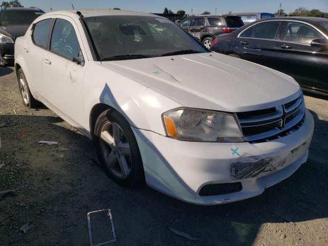 DODGE AVENGER SE 2013 with VIN 1C3CDZAB3DN707256 - Photo from auction
