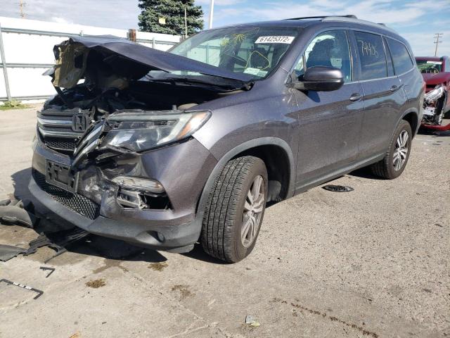 Photo 2 from auction – 2016 HONDA PILOT EXL with VIN 5FNYF6H56GB067668