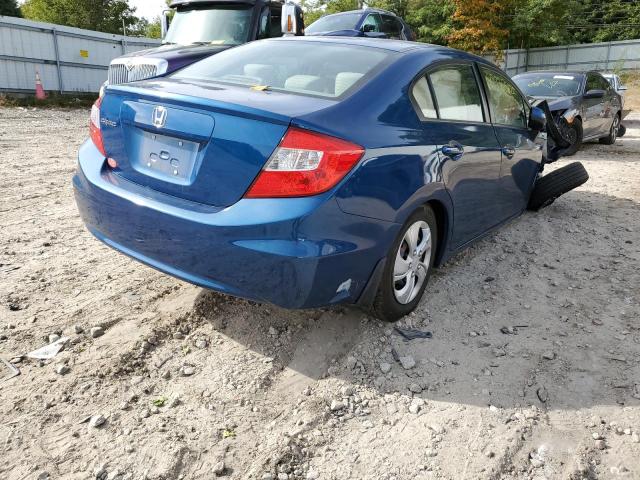 Photo 4 from auction – 2012 HONDA CIVIC LX with VIN 2HGFB2F56CH551151