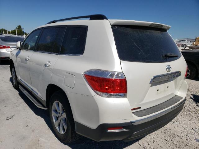 Photo 3 from auction – 2013 TOYOTA HIGHLANDER with VIN 5TDZK3EH0DS125441