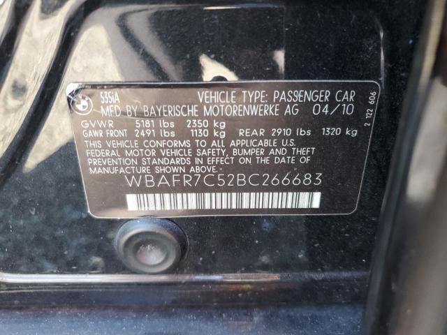 Photo 10 from auction – 2011 BMW 535 I with VIN WBAFR7C52BC266683