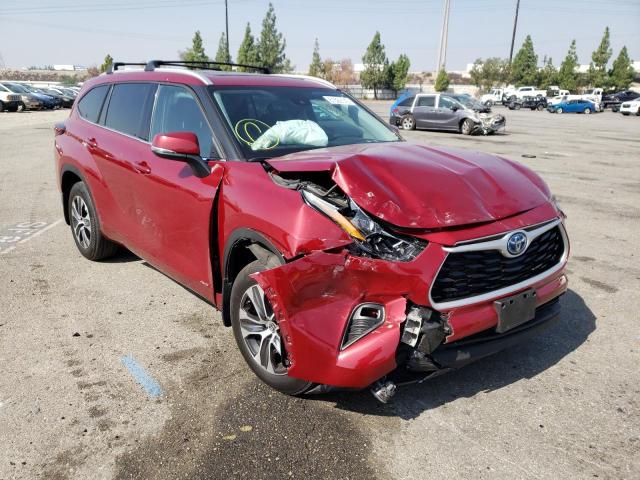 TOYOTA HIGHLANDER 2022 with VIN 5TDHBRCH3NS541776 - Photo from auction