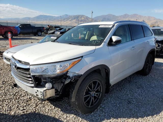 Photo 2 from auction – 2016 TOYOTA HIGHLANDER with VIN 5TDDKRFH2GS251803