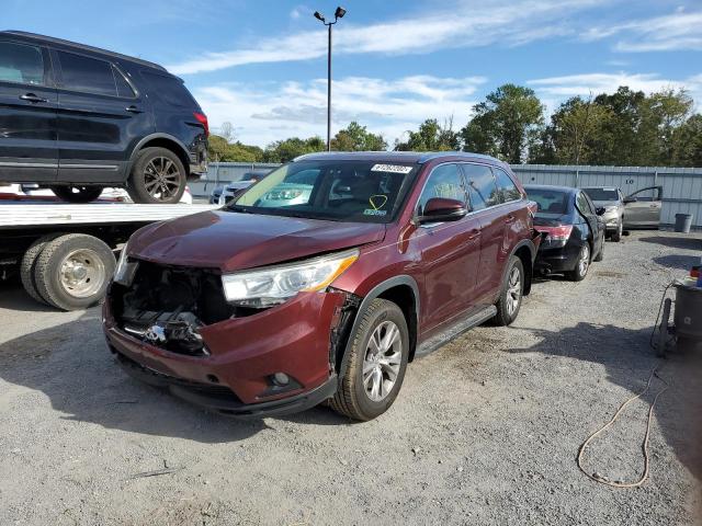 Photo 2 from auction – 2014 TOYOTA HIGHLANDER with VIN 5TDJKRFH9ES010515