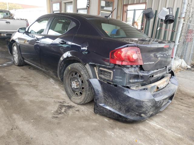 Photo 3 from auction – 2012 DODGE AVENGER SE with VIN 1C3CDZAB0CN224693