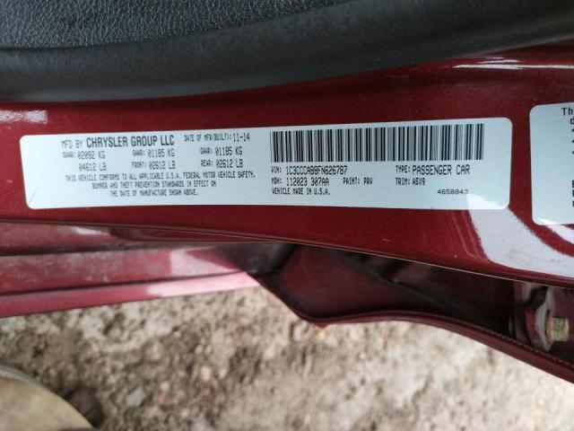 Photo 10 from auction – 2015 CHRYSLER 200 LIMITE with VIN 1C3CCCAB8FN626787