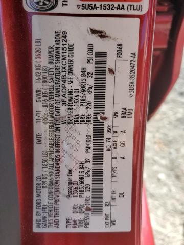 Photo 10 from auction – 2012 FORD FIESTA SE with VIN 3FADP4BJXCM151249