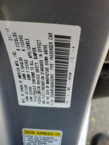 Photo 10 from auction – 2014 ACURA TL TECH with VIN 19UUA9F55EA002643