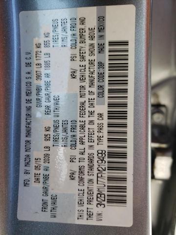 Photo 10 from auction – 2015 MAZDA 3 SPORT with VIN 3MZBM1U77FM219499