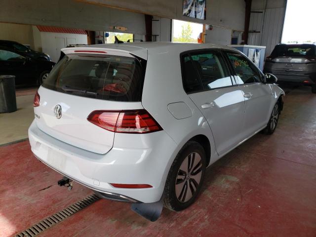 Photo 4 from auction – 2017 VOLKSWAGEN E-GOLF SE with VIN WVWKR7AU9HW954764