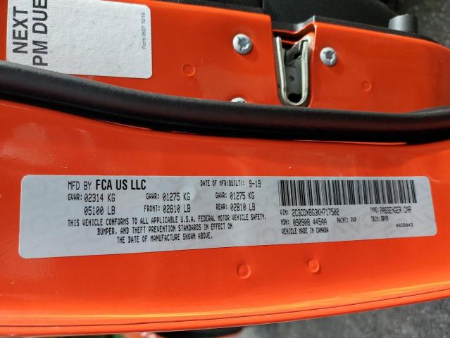 Photo 10 from auction – 2019 DODGE CHARGER SX with VIN 2C3CDXBG3KH717502