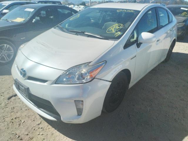 Photo 2 from auction – 2014 TOYOTA PRIUS with VIN JTDKN3DU0E0374284