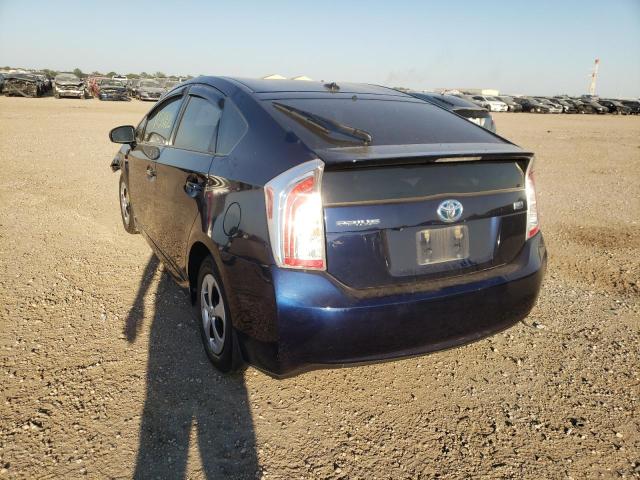 Photo 3 from auction – 2013 TOYOTA PRIUS with VIN JTDKN3DU9D0340570