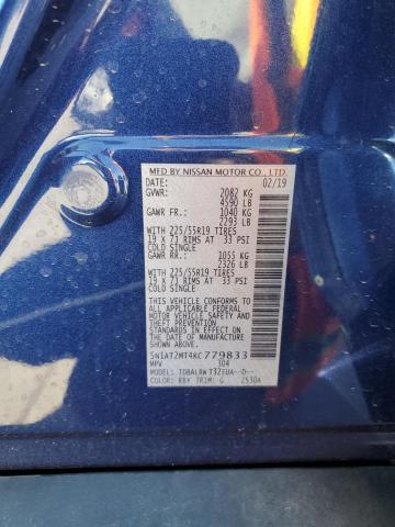 Photo 10 from auction – 2019 NISSAN ROGUE S with VIN 5N1AT2MT4KC779833