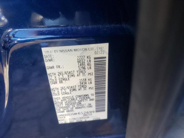 Photo 10 from auction – 2022 NISSAN FRONTIER S with VIN 1N6ED1EJ5NN652699
