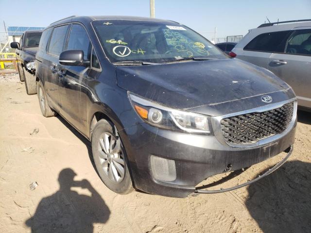KIA SEDONA LX 2016 with VIN KNDMB5C19G6111215 - Photo from auction