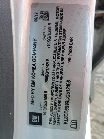 Photo 10 from auction – 2013 CHEVROLET SPARK with VIN KL8CD6S98DC512456