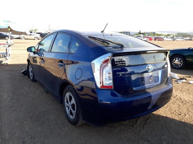 Photo 3 from auction – 2013 TOYOTA PRIUS with VIN JTDKN3DU5D1733704