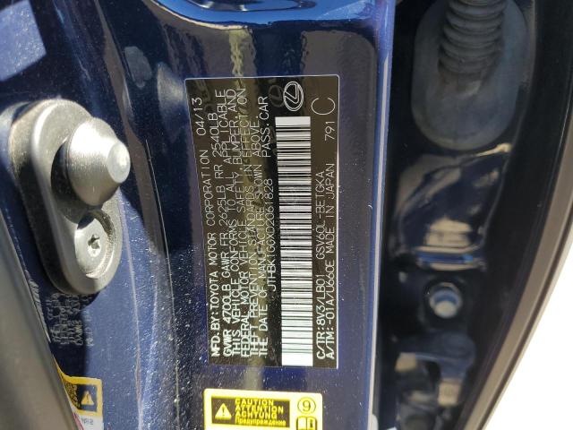 Photo 10 from auction – 2013 LEXUS ES 350 with VIN JTHBK1GGXD2061828
