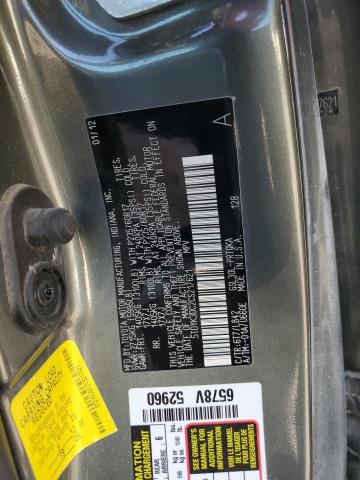 Photo 10 from auction – 2012 TOYOTA SIENNA XLE with VIN 5TDYK3DC2CS217621