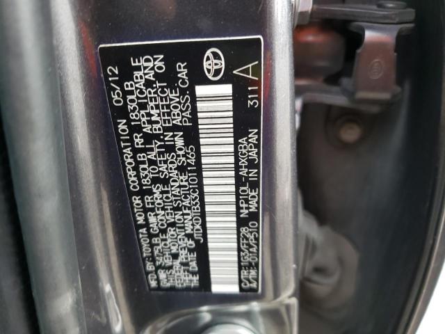 Photo 10 from auction – 2012 TOYOTA PRIUS C with VIN JTDKDTB33C1011465