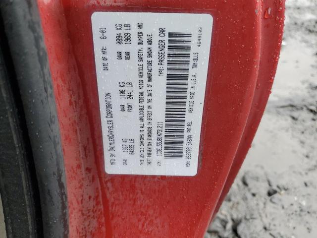 Photo 10 from auction – 2001 CHRYSLER SEBRING LX with VIN 1C3EL55U81N731211