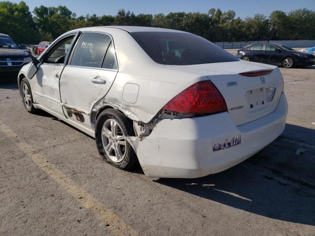 Photo 3 from auction – 2007 HONDA ACCORD SE with VIN JHMCM56307C021454