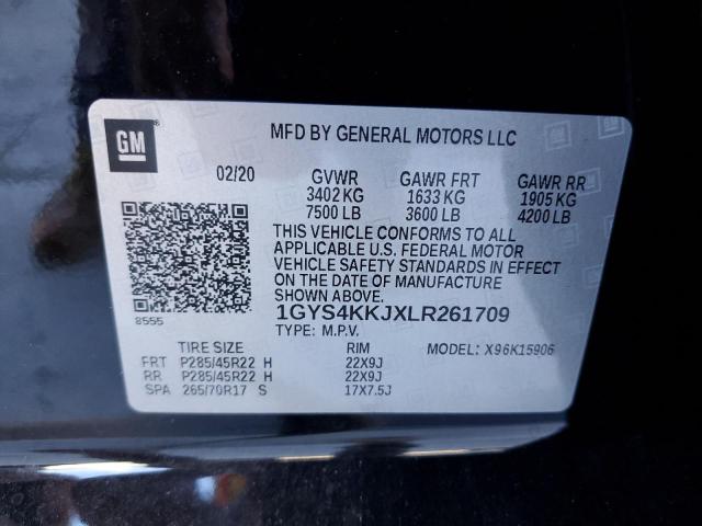 Photo 10 from auction – 2020 CADILLAC ESCALADE E with VIN 1GYS4KKJXLR261709