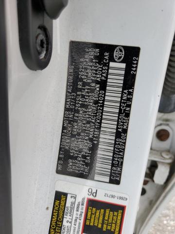 Photo 10 from auction – 2013 TOYOTA CAMRY L with VIN 4T1BF1FK0DU214020