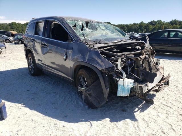 TOYOTA HIGHLANDER 2018 with VIN 5TDZARFH0JS039711 - Photo from auction