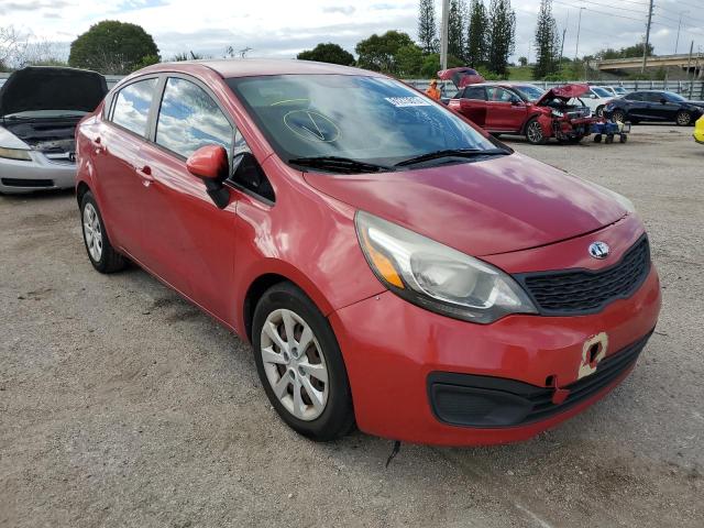 KIA RIO LX 2014 with VIN KNADM4A30E6330714 - Photo from auction