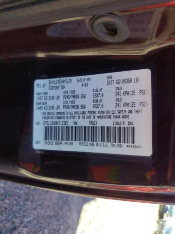 Photo 10 from auction – 2004 DODGE DAKOTA SXT with VIN 1D7GL12K84S713335