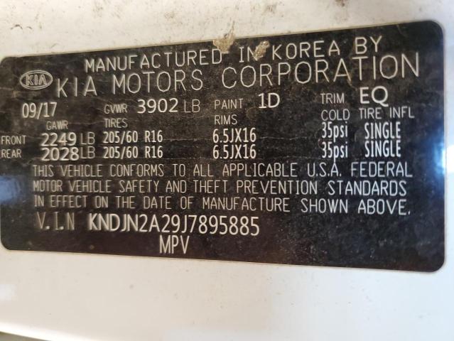 Photo 10 from auction – 2018 KIA SOUL with VIN KNDJN2A29J7895885