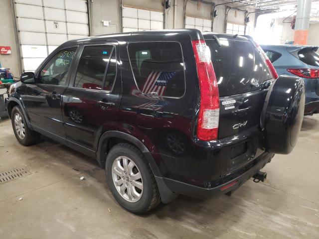 Photo 3 from auction – 2006 HONDA CR-V SE with VIN JHLRD78946C050563