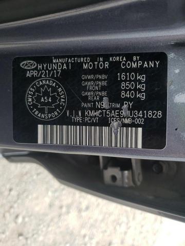 Photo 10 from auction – 2017 HYUNDAI ACCENT SE with VIN KMHCT5AE9HU341828