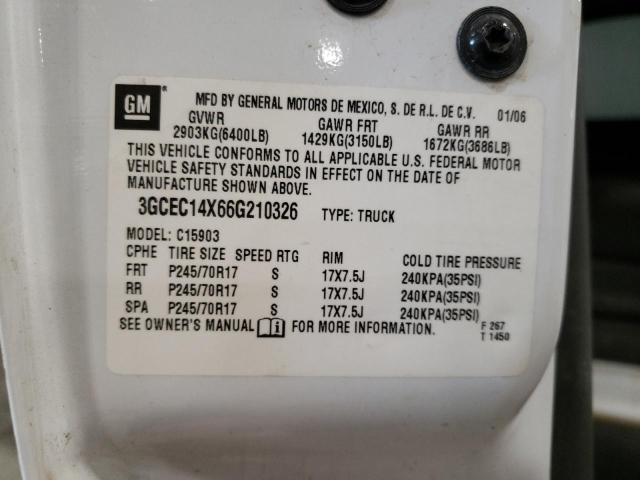 Photo 10 from auction – 2006 CHEVROLET SILVERADO with VIN 3GCEC14X66G210326